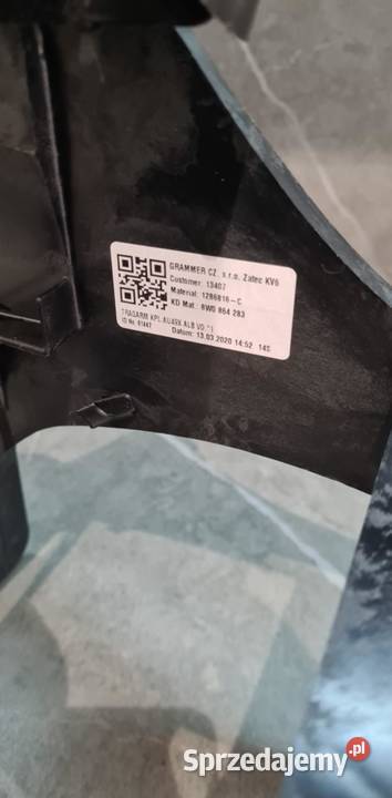 Podłokietnik skórzany Audi A4 B9 Quattro Sline wielkopolskie