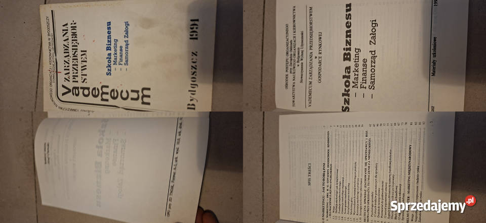 Szkoła Biznesu 1991 Unikatowy podręcznik Antyki, Sztuka, Kolekcje Kalisz