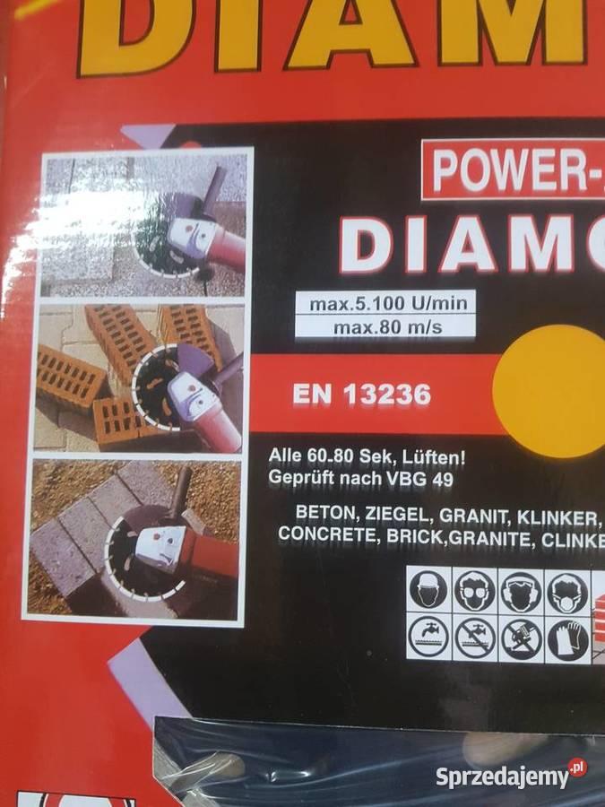 Tarcza diamentowa kostki betonu 300mm segmentowa Głogowa sprzedam