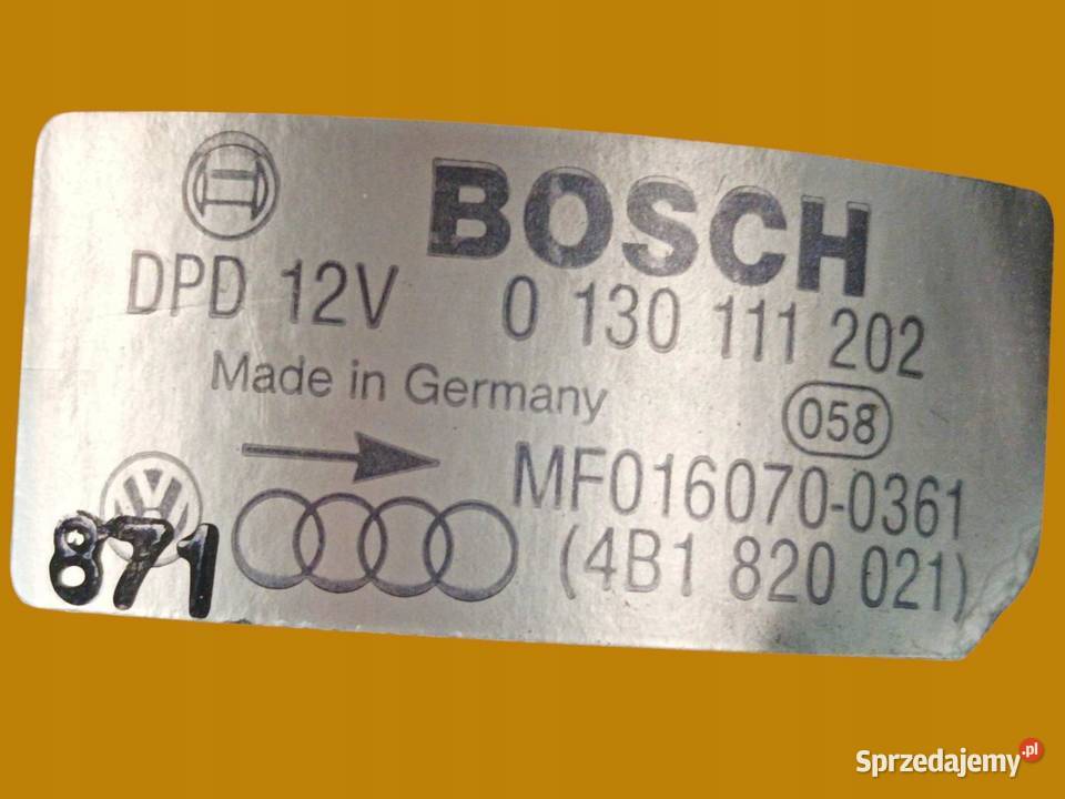 DMUCHAWA NAWIEWU 0130111202 4B1820021 Audi A6 II