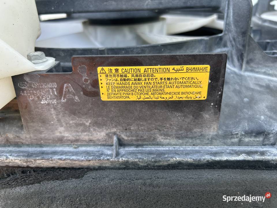 KOMPLET CHŁODNIC WENTYLATOR SUBARU BRZ TOYOTA Kraków