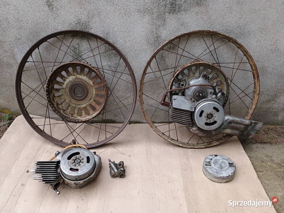 Silnik FichtelSachs Saxonette 1939 rower z Kurzętnik