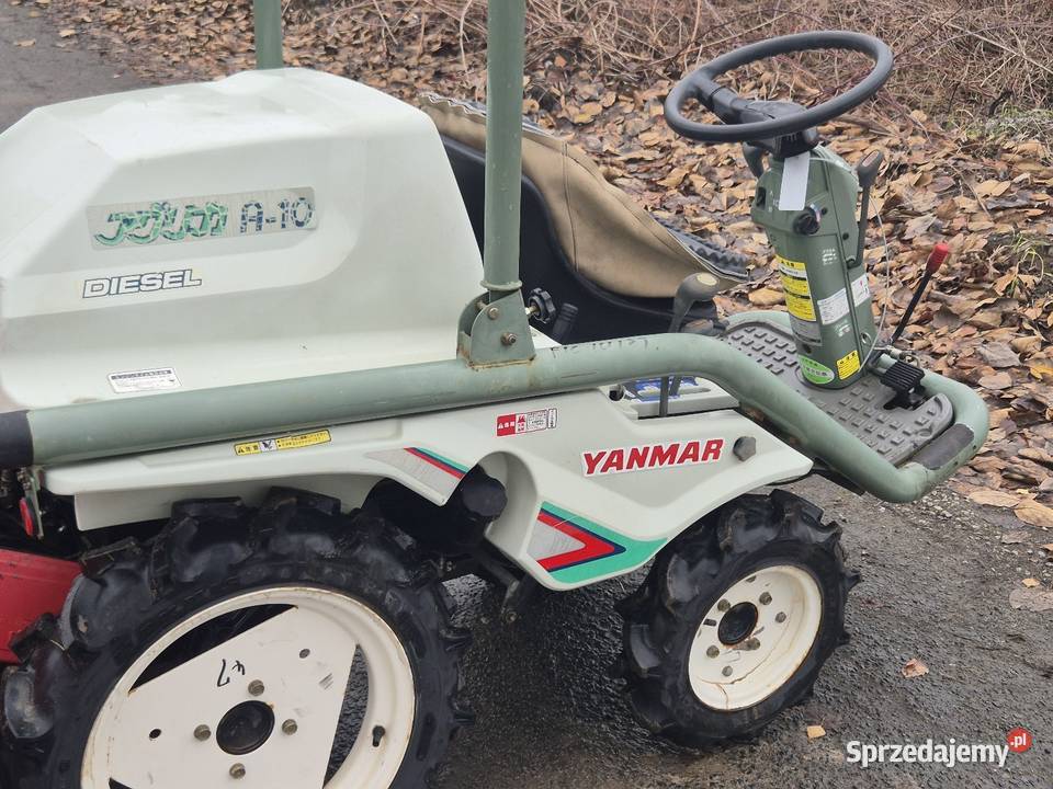 Traktorek traktor YANMAR A10D z Glebogryzarką Małuszyn