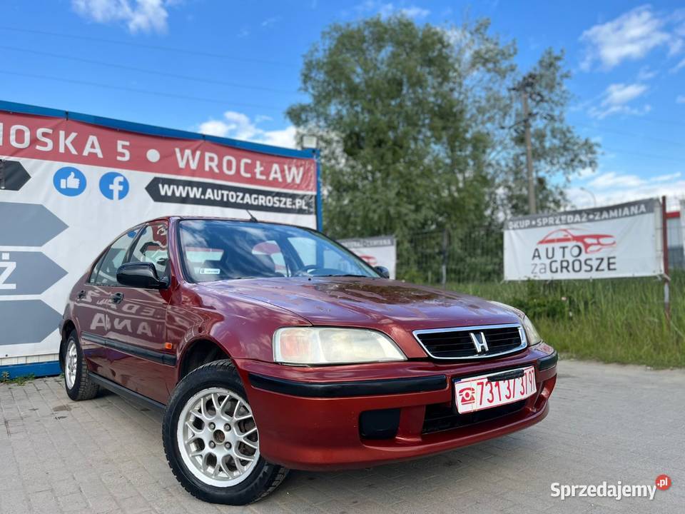 Honda Civic 14 Benzyna Alufelgi Klima Czujniki manualna Wrocław