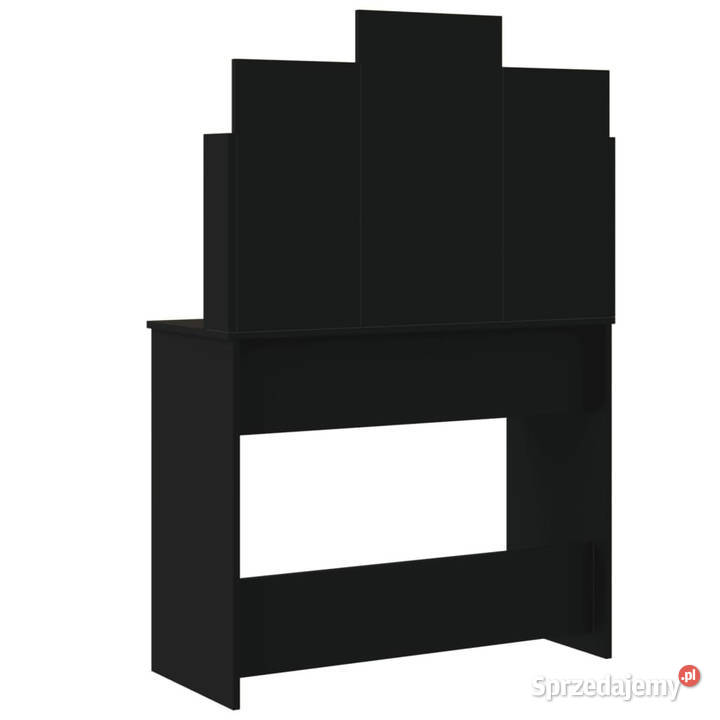 Toaletka z oświetleniem LED czarna 96x40x142 Warszawa