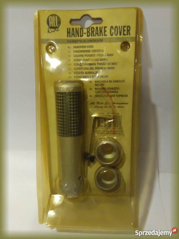 NAKŁADKA NA HAMULEC RĘCZNY CARBON ALUMINIUM Nowogard