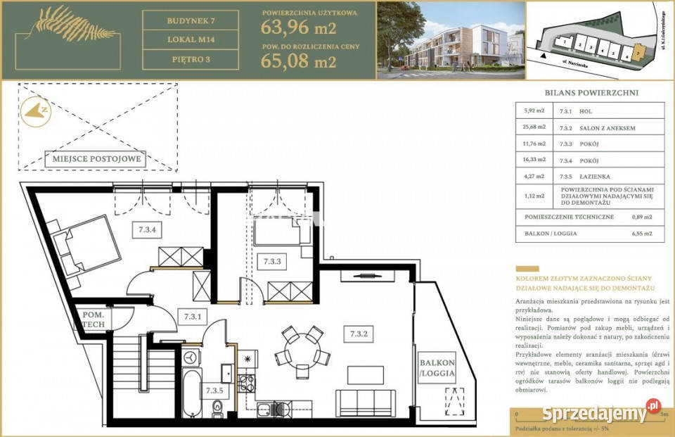 sprzedaży mieszkania 6714m2 3 pok Kraków Rok budowy 2026 sprzedam
