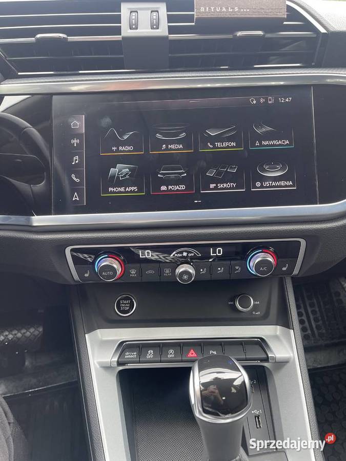 AudiQ3 sportback 35TSFI MHEV Salon Matrix niski nieuszkodzony Dębogórze