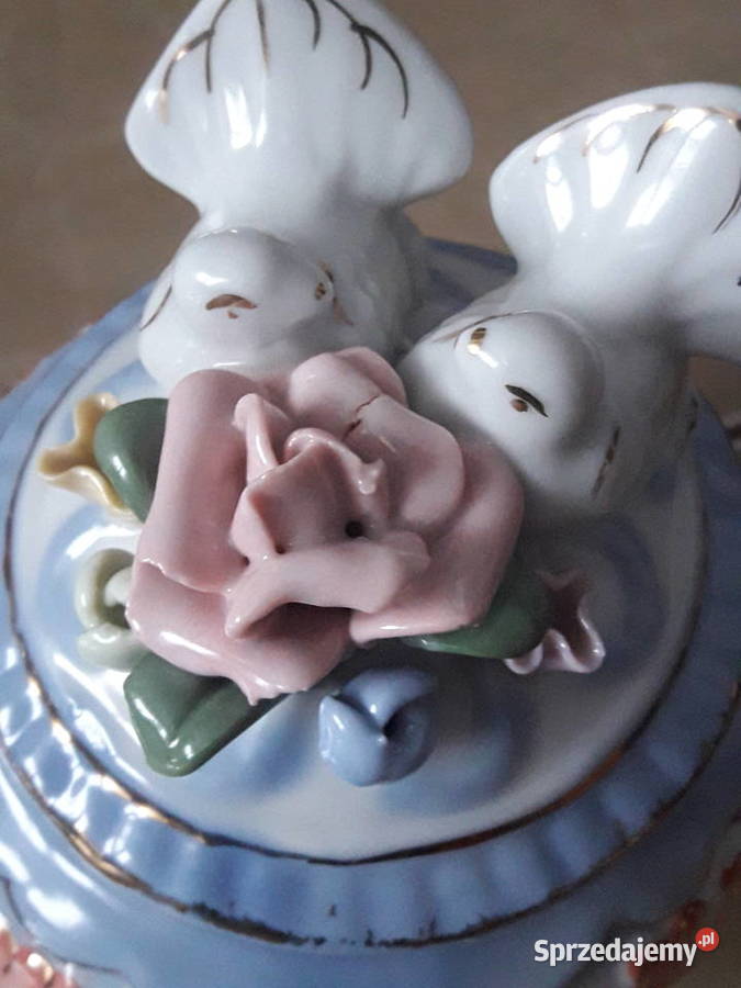 Cukiernica pojemnik porcelanowy Porcelana i szkło lubelskie Janów Lubelski