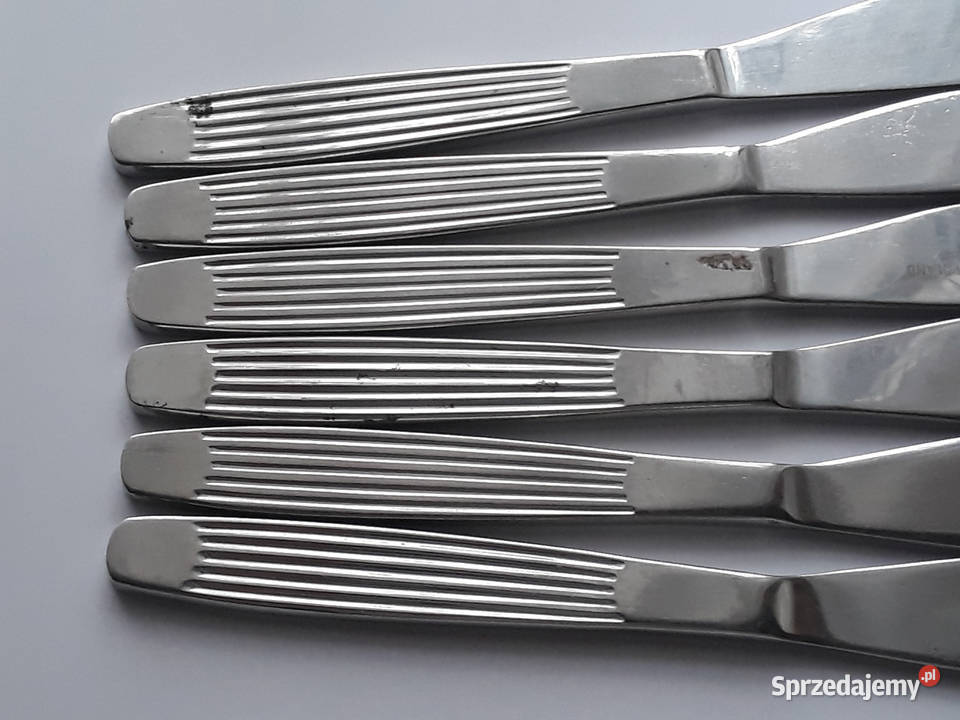 Noże obiadowe 3 PASECZKI PASKI Gerlach sztućce