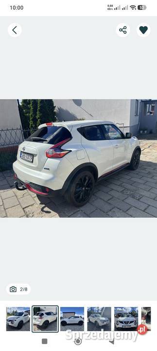 Nissan juke biała perła diesel Rybnik