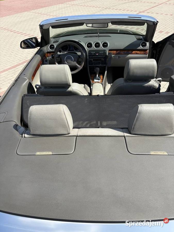 Audi A4 cabrio 30 benzyna V6 2002 skóra klima A4 Jelcz-Laskowice