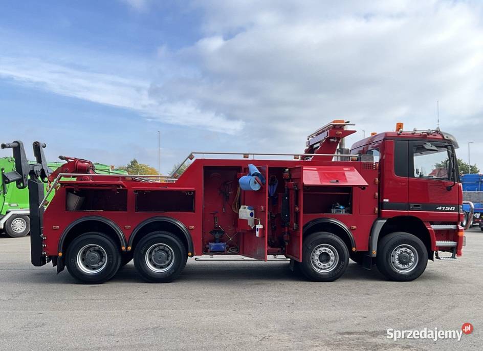 Holownik do ciezarowych pomoc drogowa 8x6 Merc półautomatyczna Warszawa