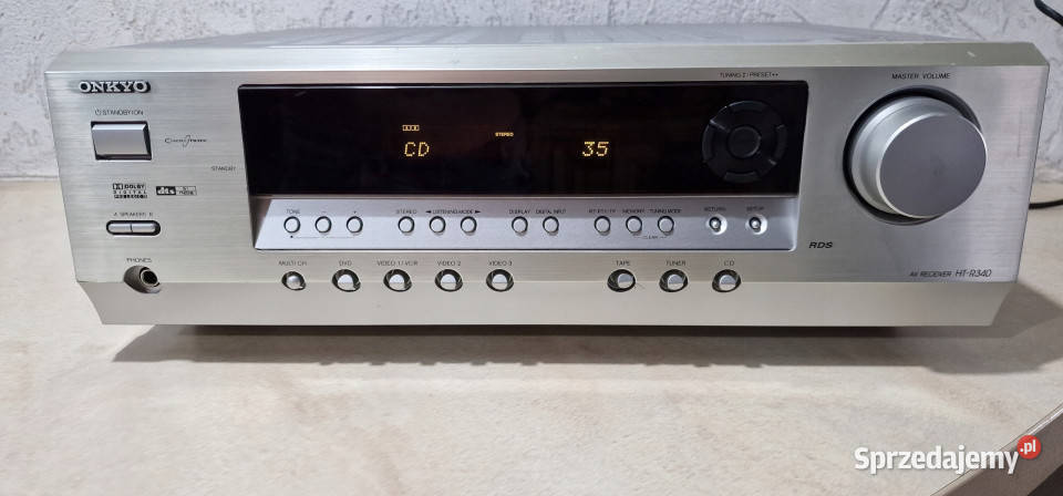 Wzmacniacz CD Reciver Onkyo HT R 340 HTR340 Międzychód