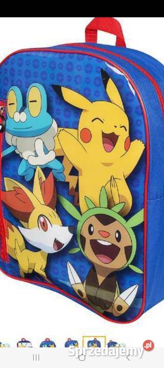 Plecak Pikachu plus akcesoria Bełchatów