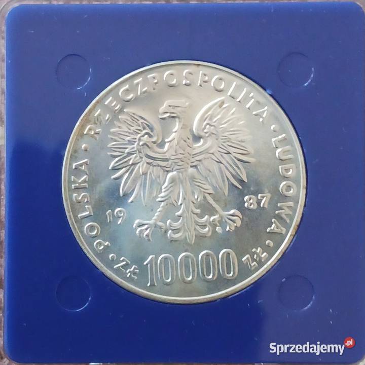 10 000 Papież Jan Paweł II 1987 r Mennicza Konin