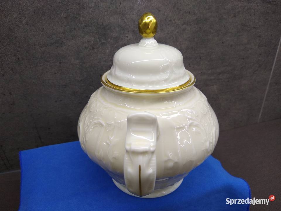 Dzbanek do herbaty Rosenthal Sanssouci ecru Porcelana i szkło wielkopolskie Kalisz