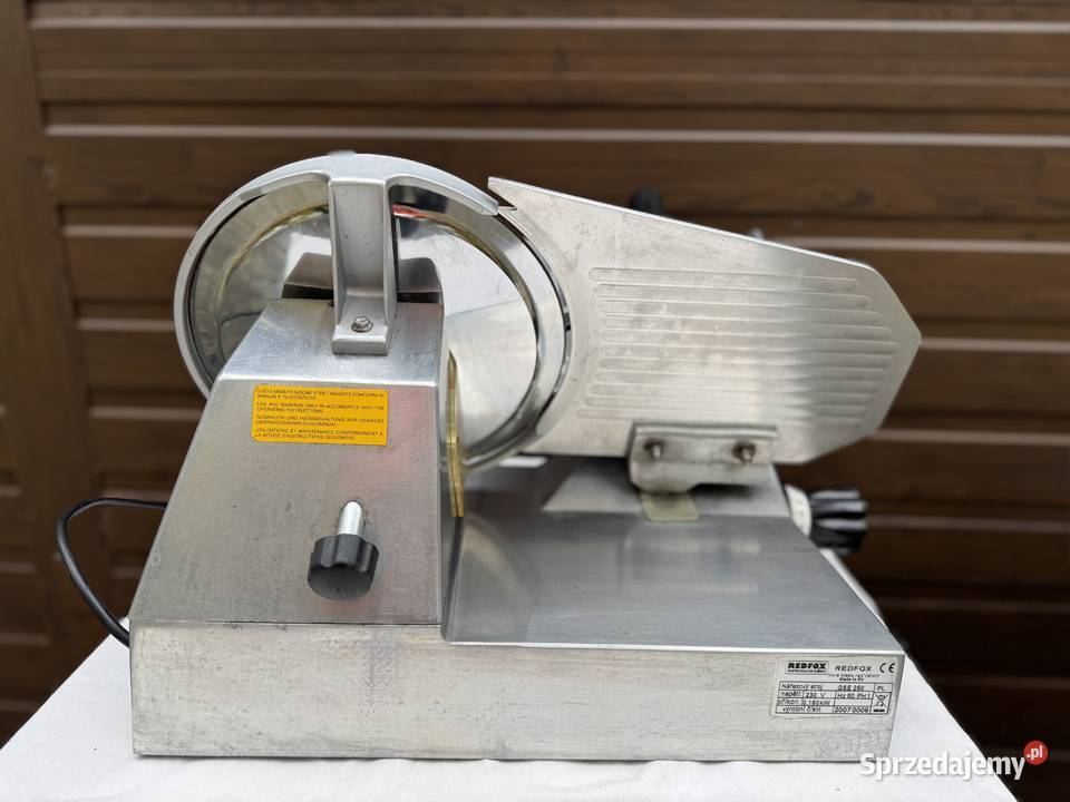 Krajalnica do wędlin i serów gastro REDFOX 250