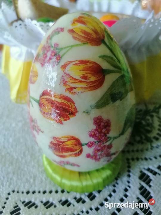 jajo pisanka ozdoba 12 hand made sprzedam