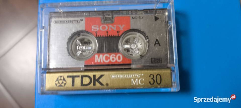 Kaseta mikro do dyktafonu sekretarki Sony MC60 Gliwice sprzedam