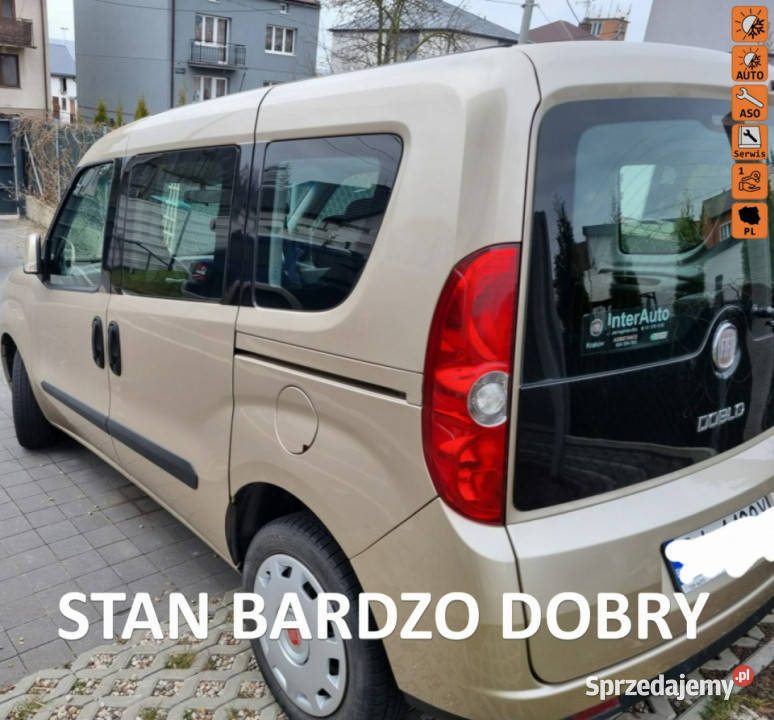 Fiat Doblo KrajowyBEZWYPADKOWY 68Klimatyzacja serwisowany w ASO Skawina