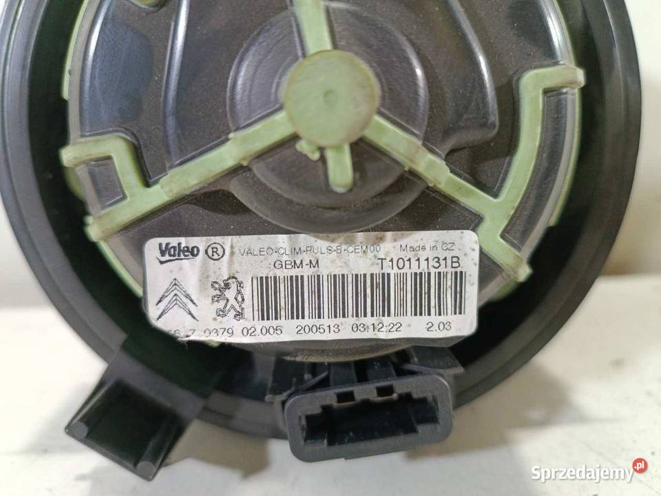 WENTYLATOR DMUCHAWA PEUGEOT 308 T7 08 T1011131B Dmuchawy