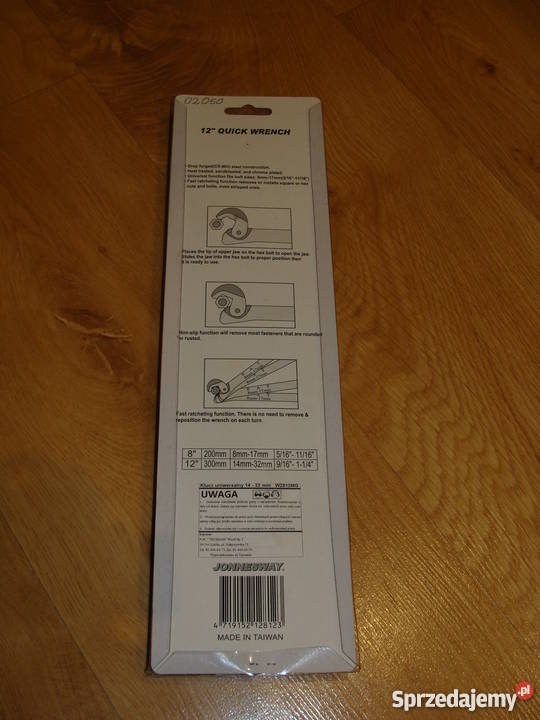 NOWY Klucz uniwersalny hakowy JONNESWAY W2812MG Wieluń