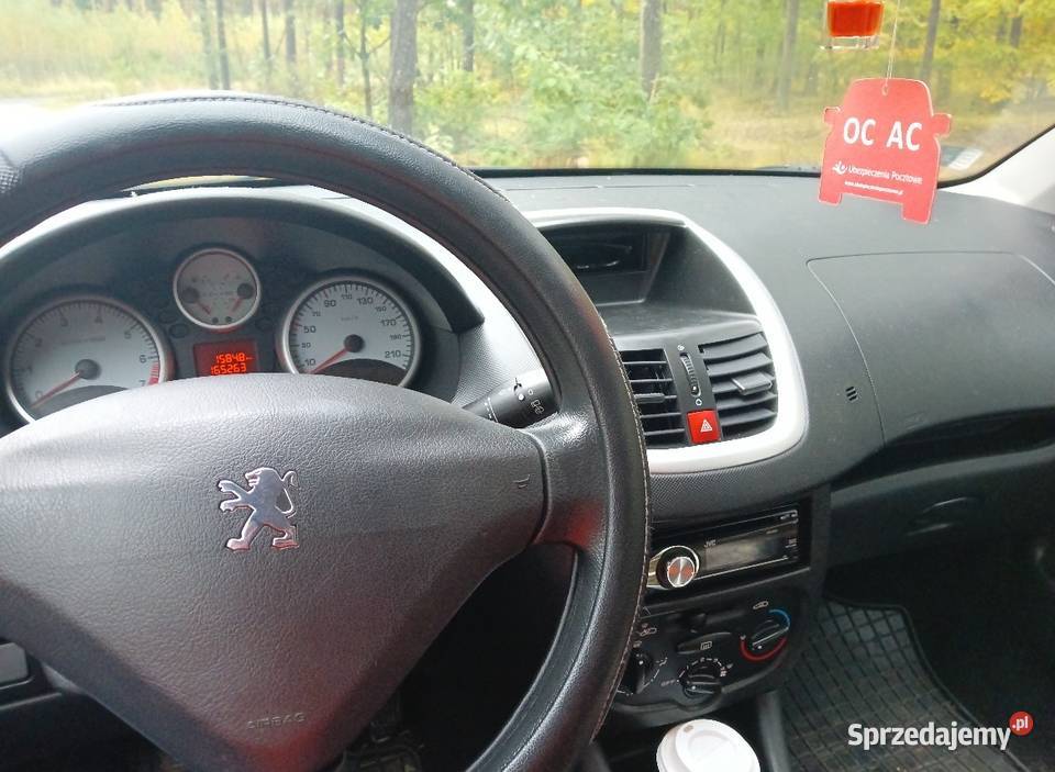 Peugeot 206plus Rok produkcji 2009 łódzkie Radomsko