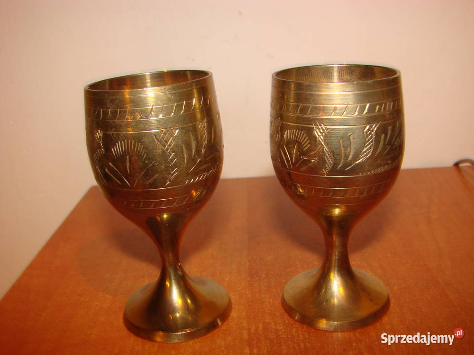 mosiężny kieliszek Pruszcz Gdański