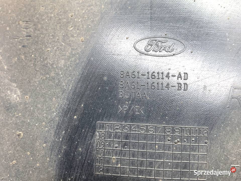 NADKOLE PRAWY PRZÓD FORD FIESTA MK7 8A6116114AD