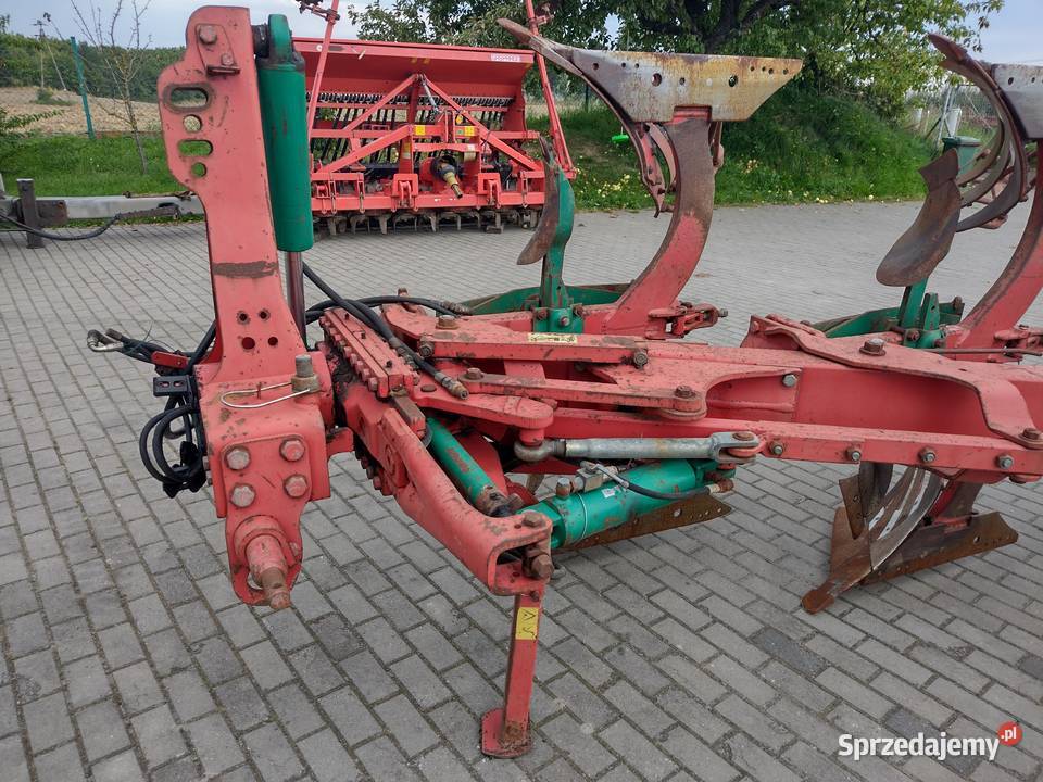 Pług 4skibowy obrotowy kverneland zabezpieczenia Kverneland kujawsko-pomorskie Sośno sprzedam
