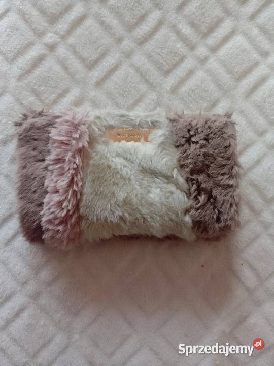 RIVER ISLAND Futrzany duży portfel damski z