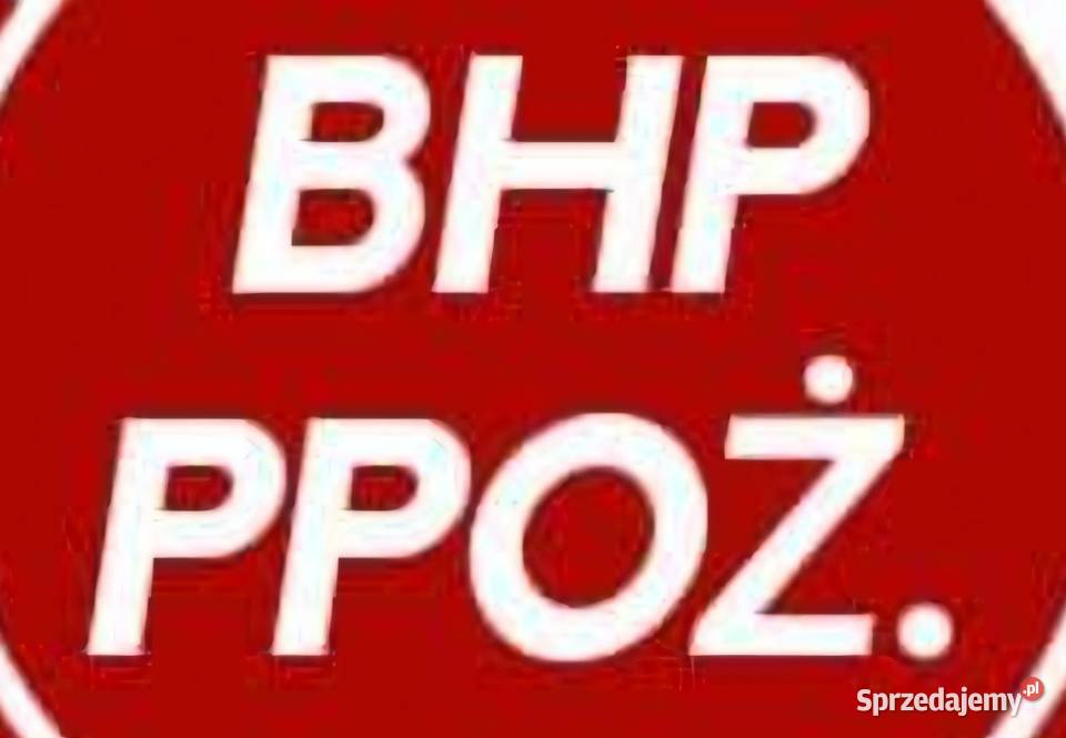 Inspektor specjalista BHPPpoż Kościan
