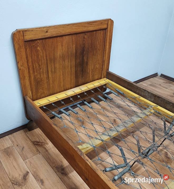 Stare Dębowe Łóżko Secesyjne AntykiMarki Marki