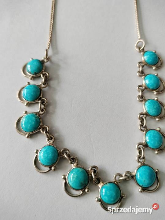 Łańcuszek z turkusami PRL925 Dla kobiet zachodniopomorskie Choszczno