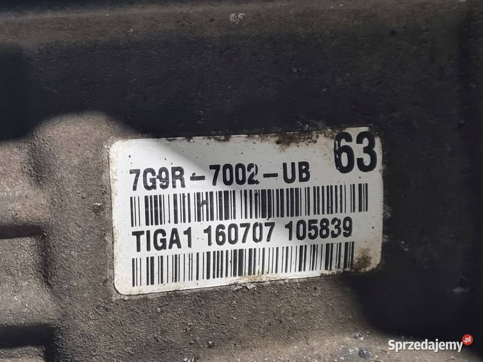 SKRZYNIA BIEGÓW Ford S 20 TDCI 140 QXWA QXWB Chełm