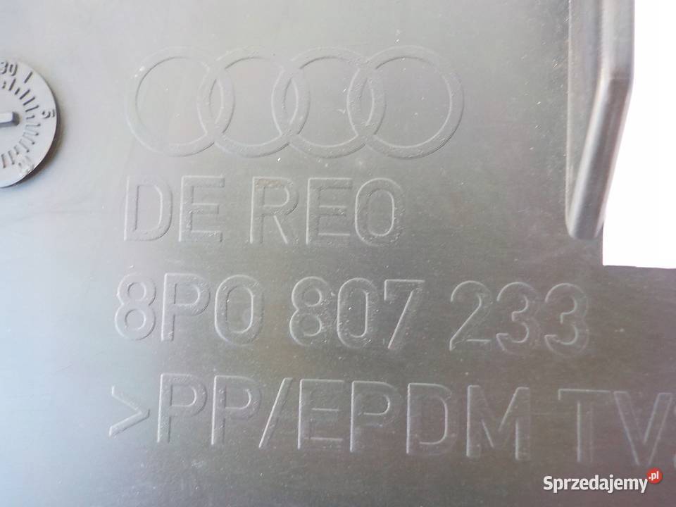 DOKŁADKA OSŁONA ZDERZAKA PRZÓD AUDI A3 8P LIFT 1 wielkopolskie Nowy Tomyśl