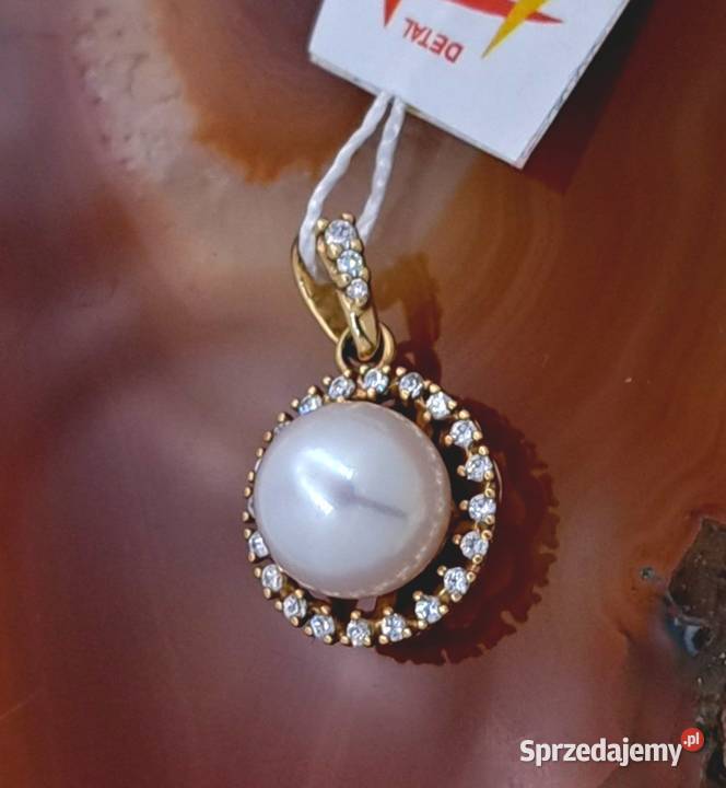 20 Wisiorek Złoty pr585 z Perłą Z1134 Poznań