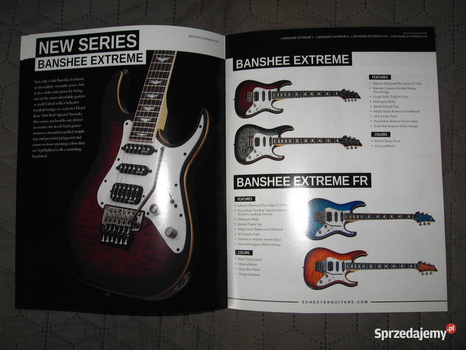 Schecter Guitar Research For 2017 katalog gitar Gitary i akcesoria Kępice