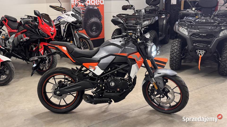 Barton Naked 125 NOWY Rejestracja Raty 5Biegów pomarańczowy Kobiele Wielkie