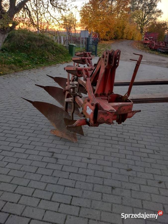 Pług 3 skibowy zagonowy kverneland fraugde Sośno