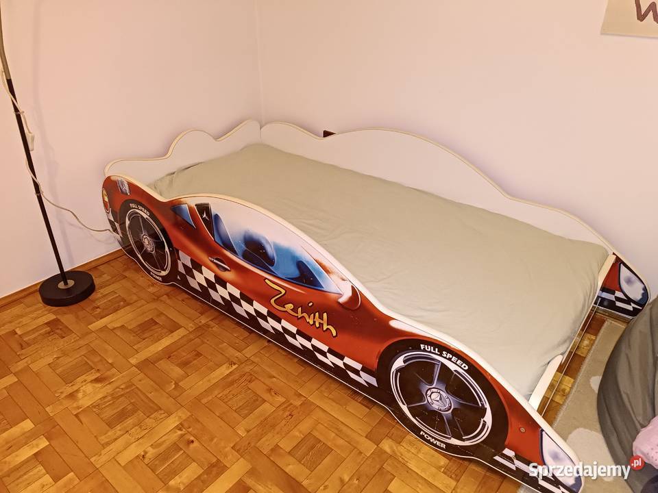 Super łóżko dziecięce samochód nowy materac Libiąż sprzedam
