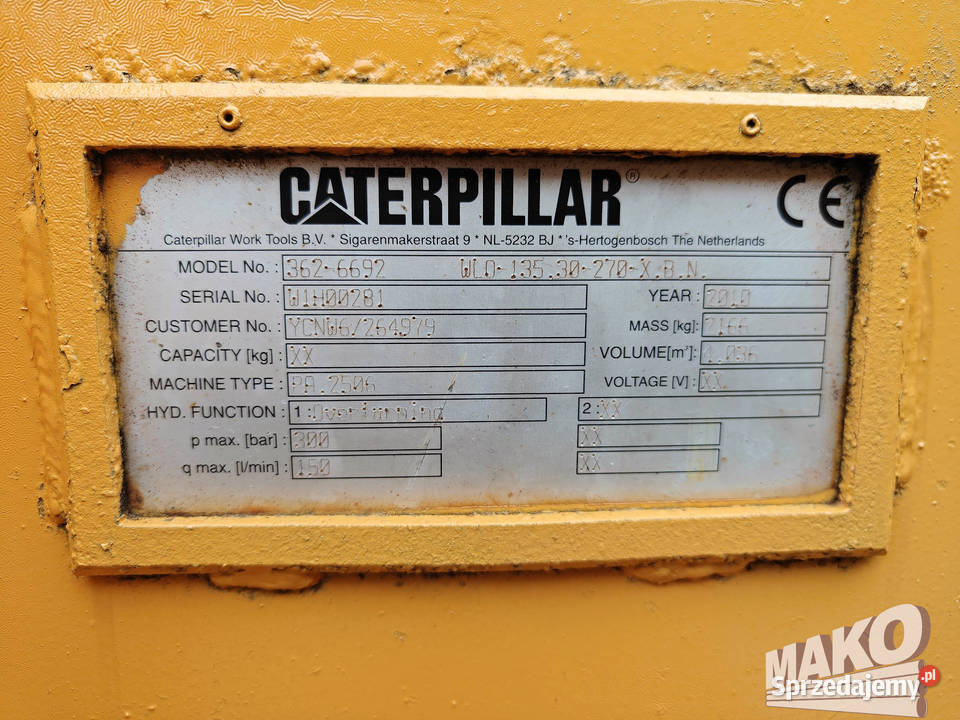 Łyżka CAT 270 wysokiego wysypu do ładowarki Motoryzacja świętokrzyskie Ostrowiec Świętokrzyski