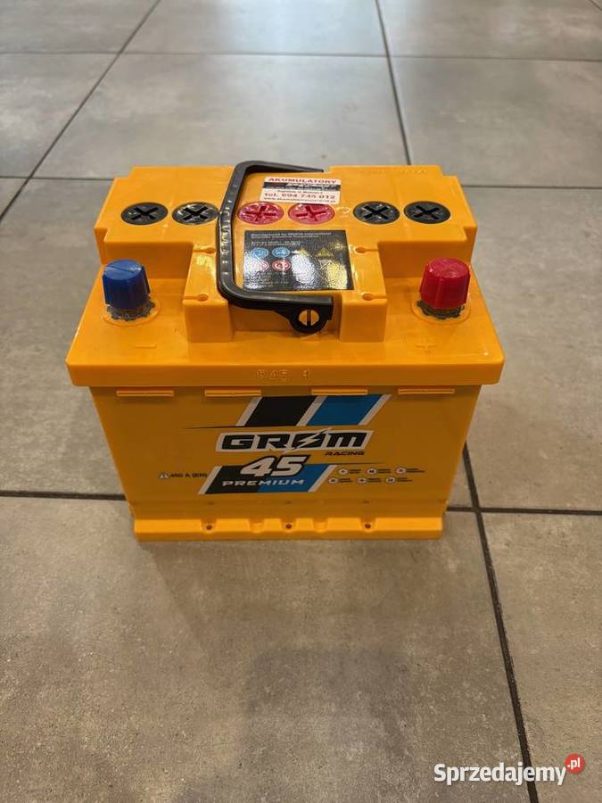 Akumulator Grom Racing 45Ah 450A Prawy plus Augustów