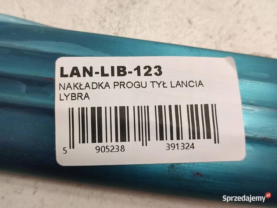 NAKŁADKA PROGU TYŁ LANCIA LYBRA 19992005 NOWA sprzedam