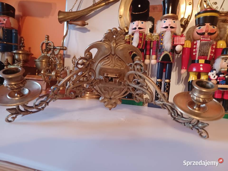 Pianino Świecznik do pianina Mosiądz Kolekcja