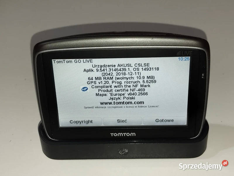 Nawigacja Tomtom GO LIVE Witnica