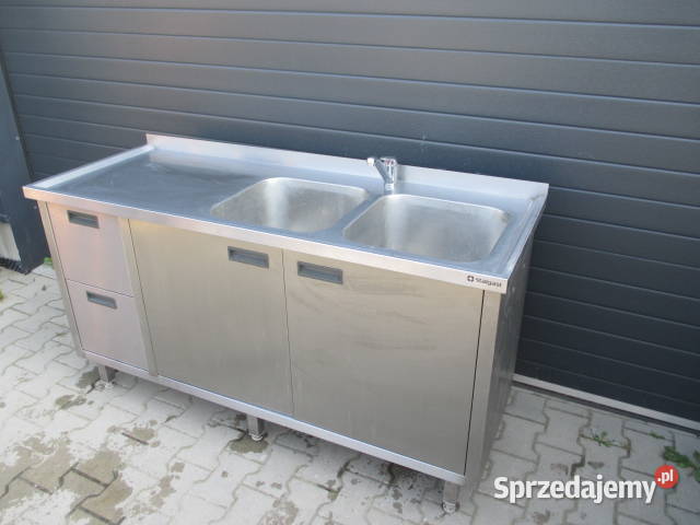 Zlew Gastronomiczny 2 Komorowy Z Drzwiami Ostrów Wielkopolski sprzedam