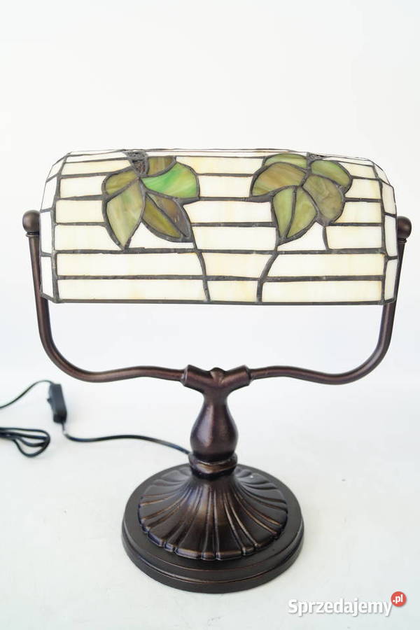 Lampka witrażowa styl Tiffany witraż na biurko