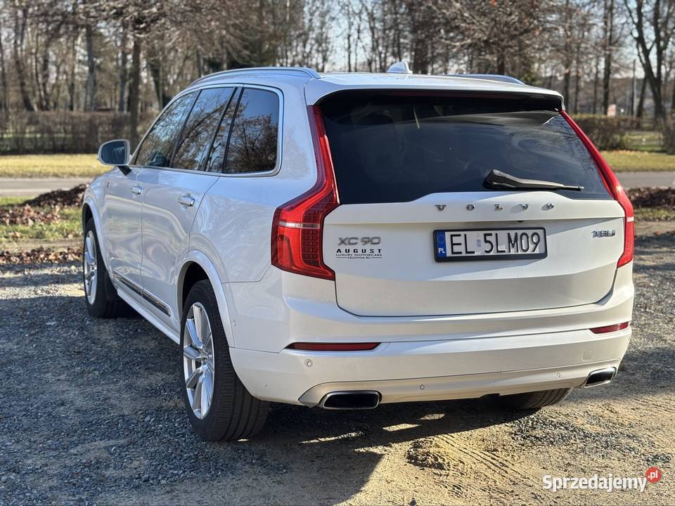 Volvo XC90 T8 Hybryda Plugn Inscription Biała łódzkie sprzedam